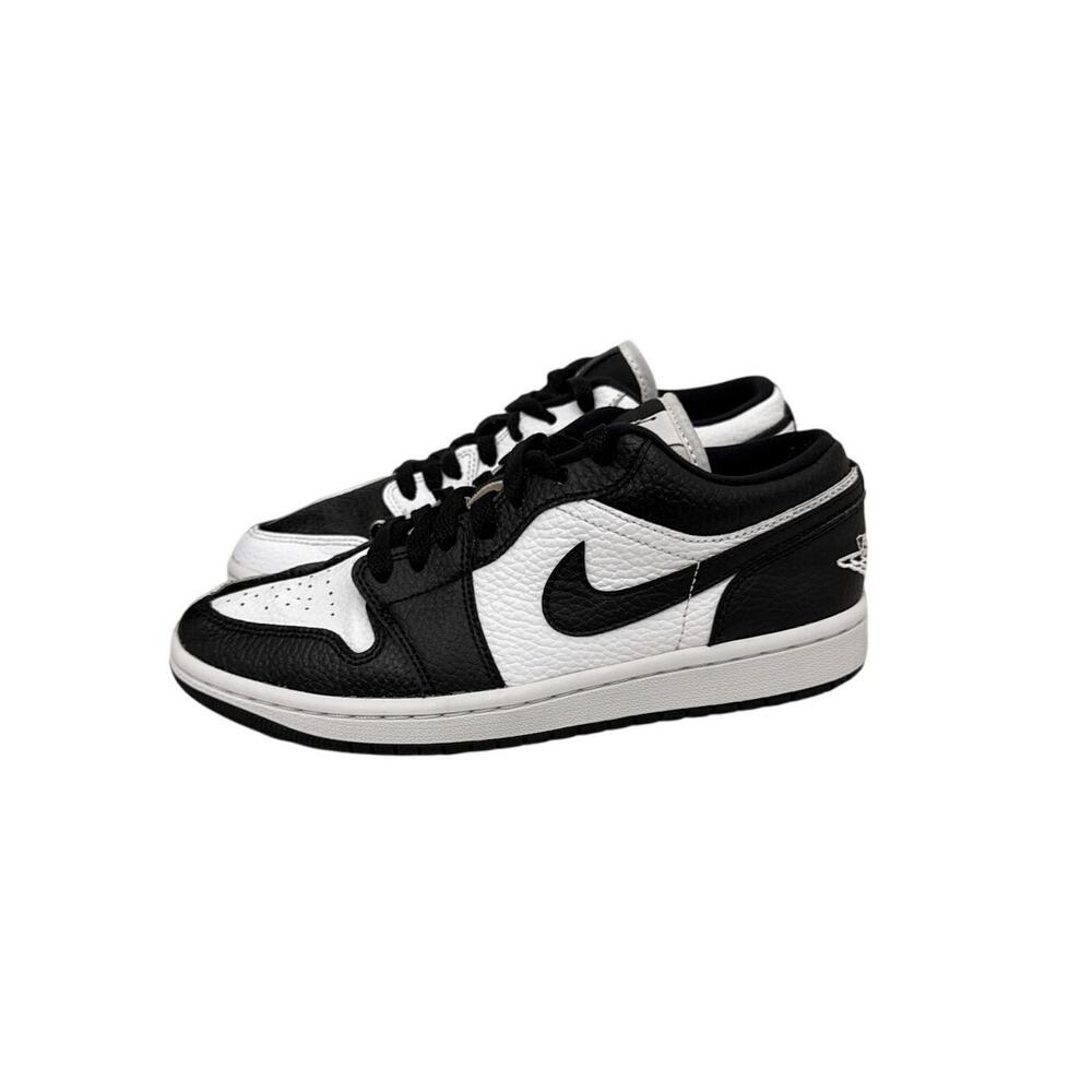 Jordan Shoes Nike Air Jordan 1 Low Split White Black Sneakers Size Women's 6.5
